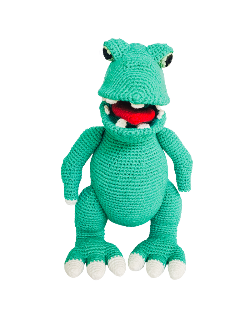 The elephant berry - a hand-knitted ornamental product