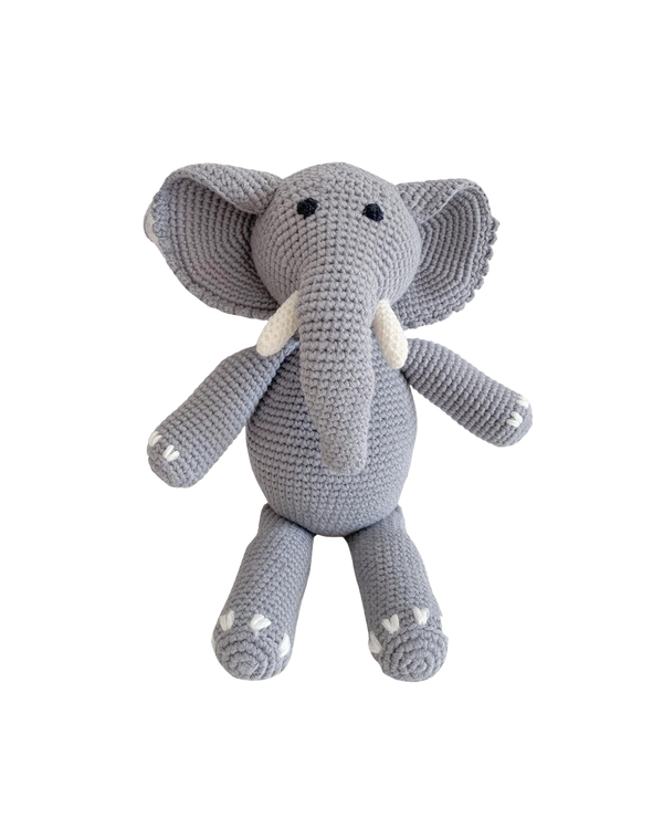 Handmade crocheted doll - Berry the Elephant