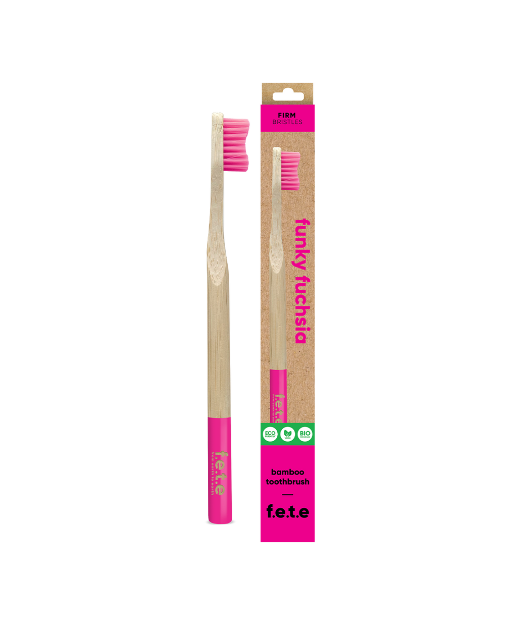 Bamboo toothbrush - hard fibers
