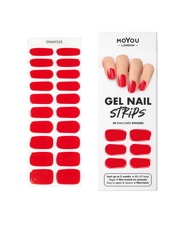 Gel strips for nails - Red Ridding Hood