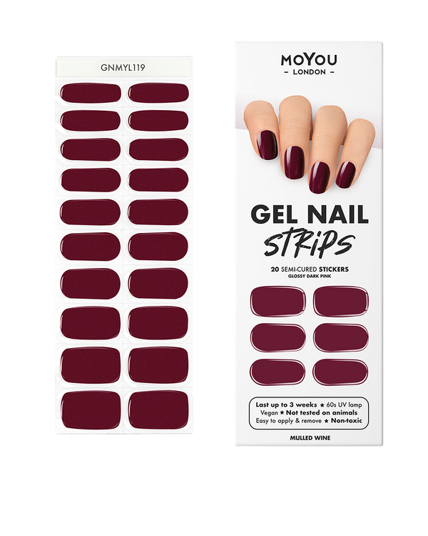 Gel Nail Strips - Mulled Wine