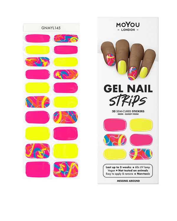 Gel Strips for Nails - Messing Around