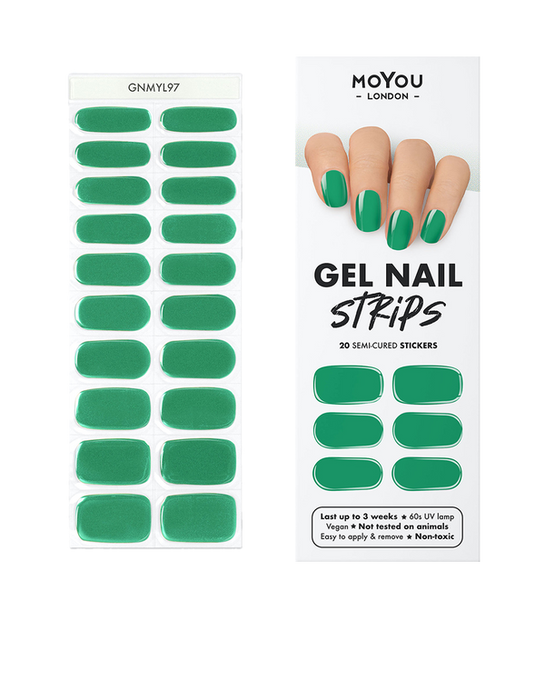 Gel Nail Strips - Emerald City