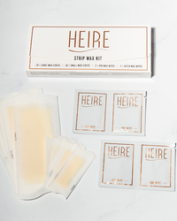 Wax strip kit for hair removal