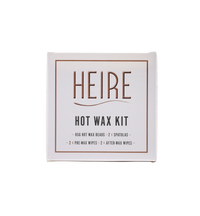 Hot wax kit for hair removal