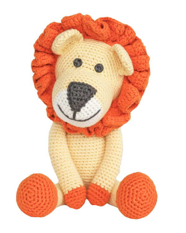 Handmade crocheted doll - Leo the Lion