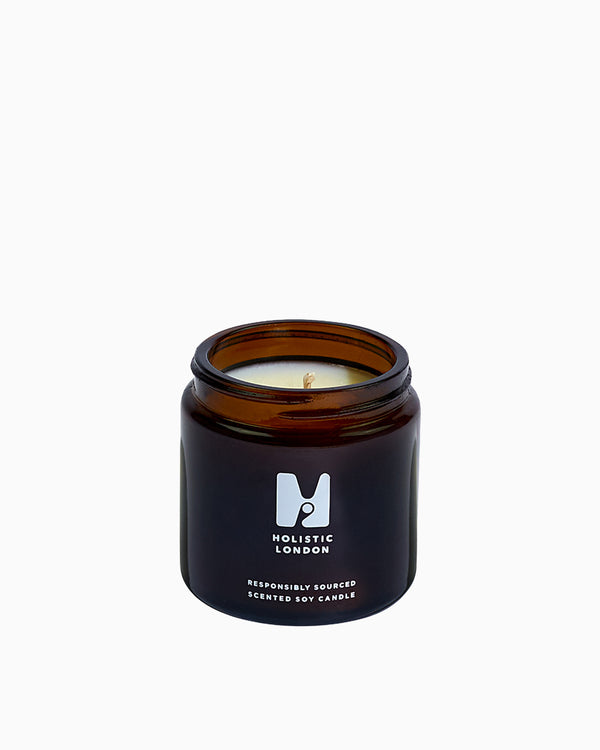 Jasmine and sandalwood scented candle