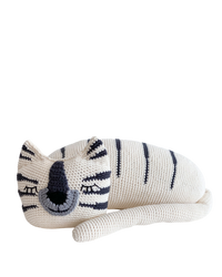 Tori the Tiger - a hand-knitted ornamental product