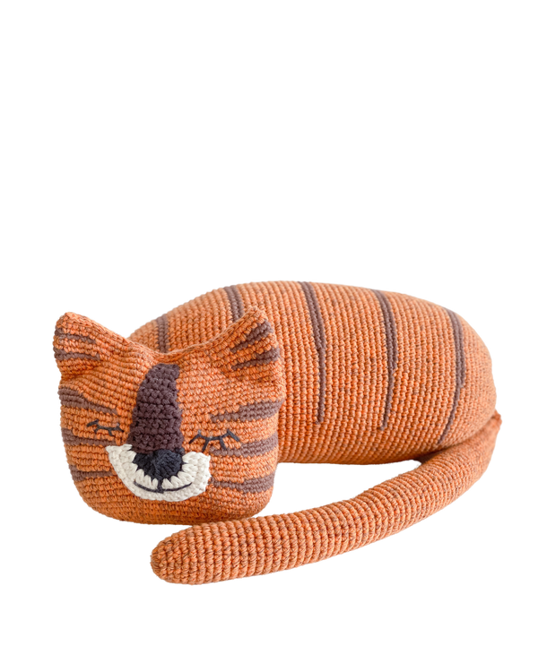 Handmade crocheted doll - Tori the Tiger honey