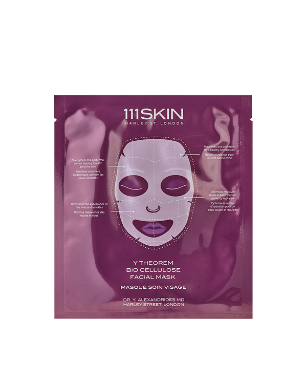 Y Theorem Clear Bio-Cellulose Face Mask Set