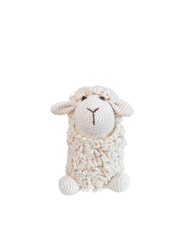 Handmade crocheted doll - Pravi the sheep